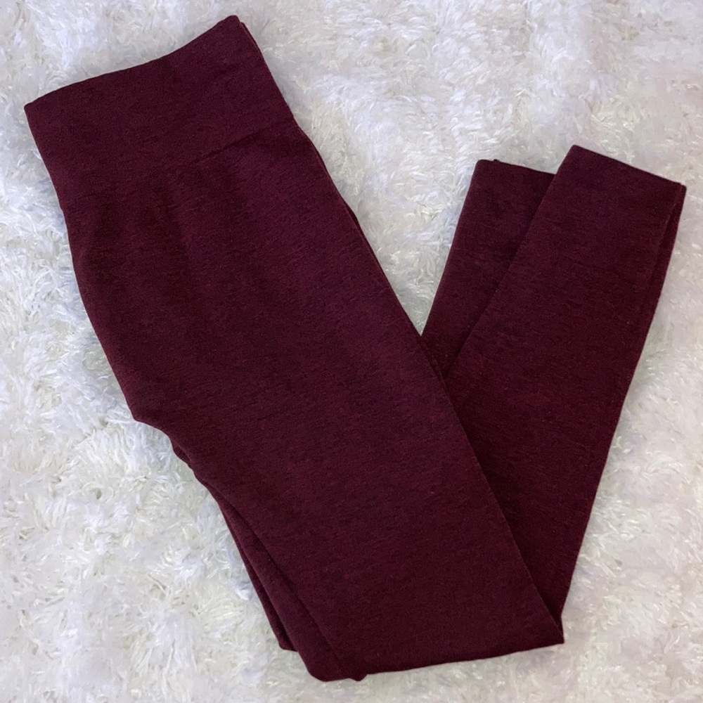 Maroon Leggings